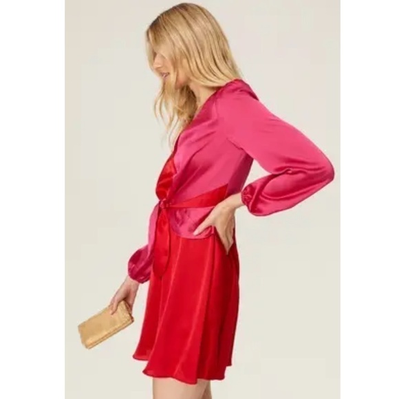 Millly Stella Satin Dress Size 2 - Picture 5 of 16